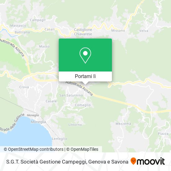 Mappa S.G.T. Società Gestione Campeggi