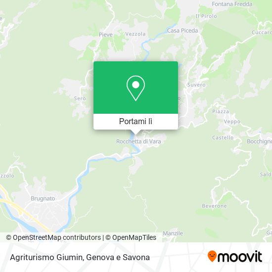 Mappa Agriturismo Giumin