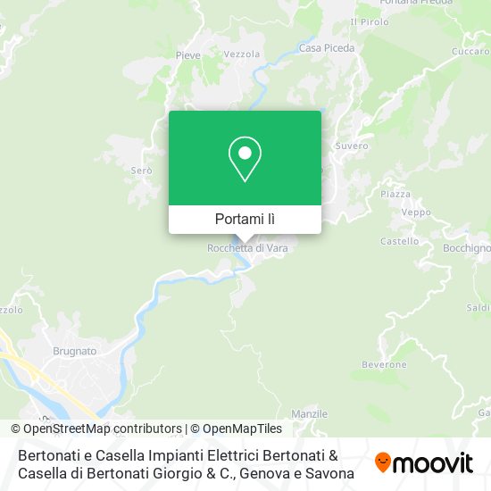 Mappa Bertonati e Casella Impianti Elettrici Bertonati & Casella di Bertonati Giorgio & C.