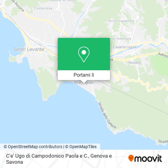 Mappa C'e' Ugo di Campodonico Paola e C.