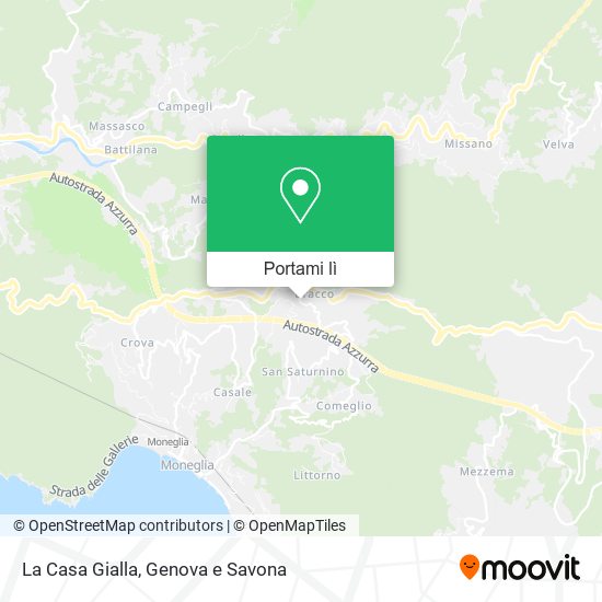 Mappa La Casa Gialla
