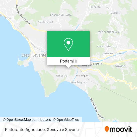 Mappa Ristorante Agricuoco