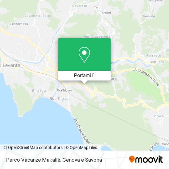 Mappa Parco Vacanze Makallè