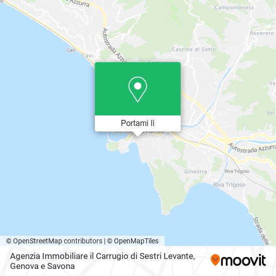 Mappa Agenzia Immobiliare il Carrugio di Sestri Levante