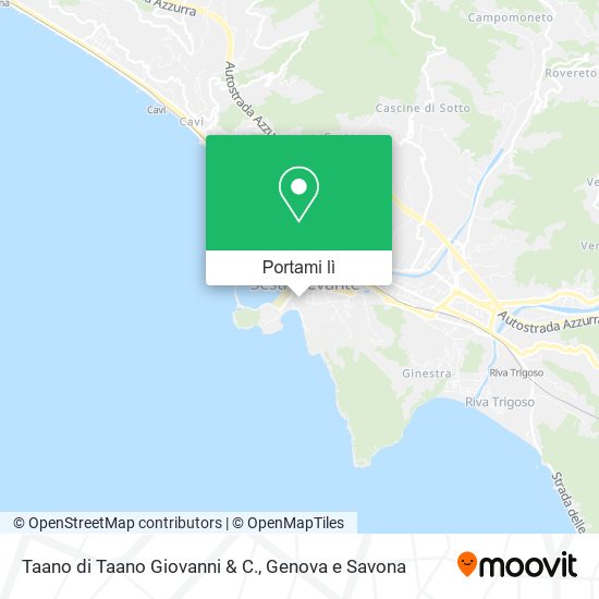 Mappa Taano di Taano Giovanni & C.