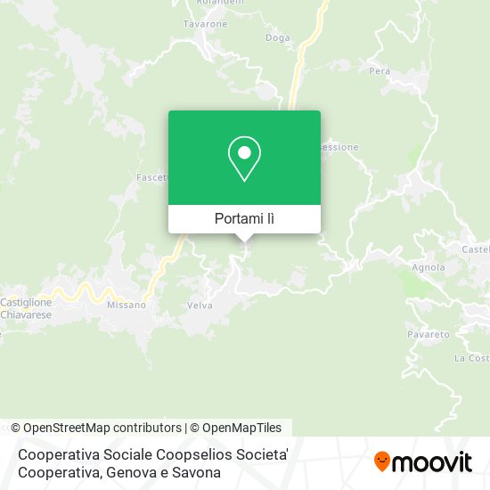 Mappa Cooperativa Sociale Coopselios Societa' Cooperativa