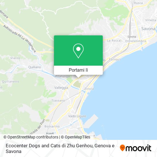 Mappa Ecocenter Dogs and Cats di Zhu Genhou