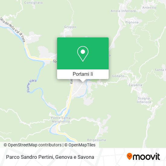 Mappa Parco Sandro Pertini