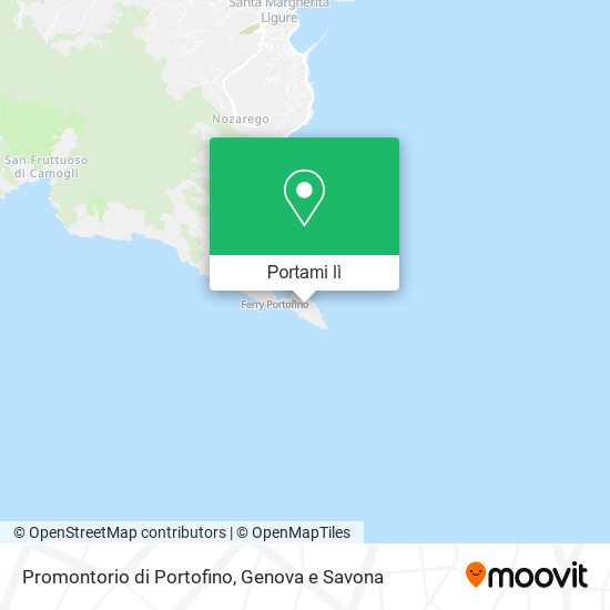 Mappa Promontorio di Portofino