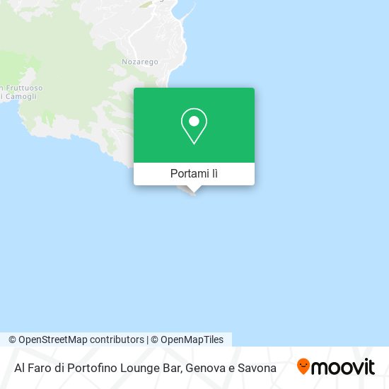 Mappa Al Faro di Portofino Lounge Bar