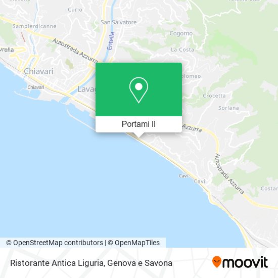 Mappa Ristorante Antica Liguria