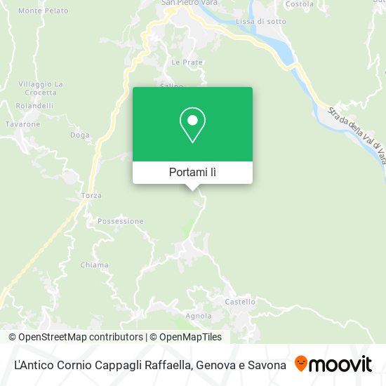 Mappa L'Antico Cornio Cappagli Raffaella