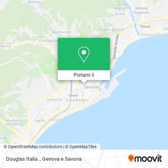 Mappa Douglas Italia .