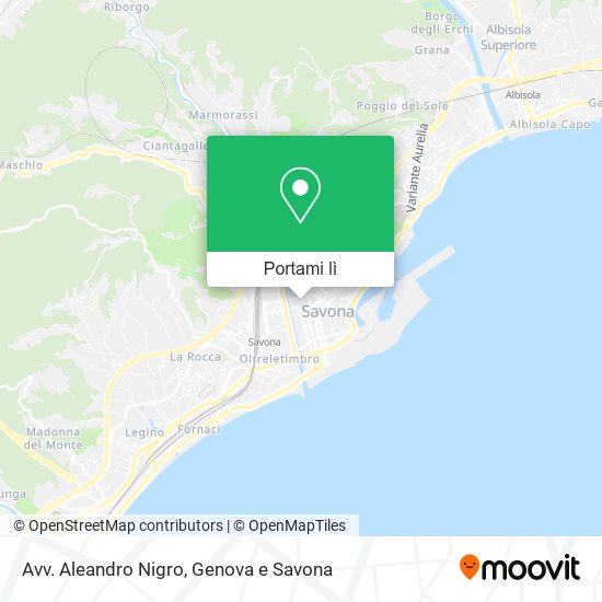 Mappa Avv. Aleandro Nigro