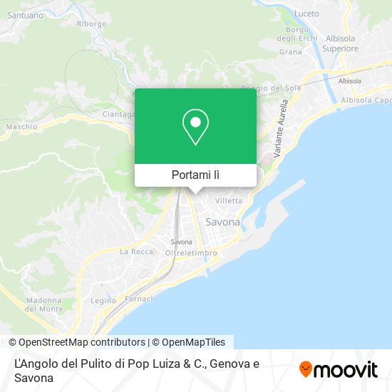 Mappa L'Angolo del Pulito di Pop Luiza & C.