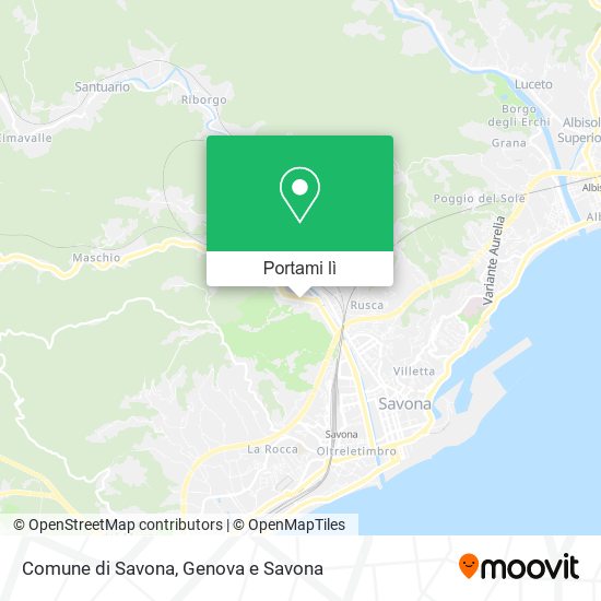 Mappa Comune di Savona