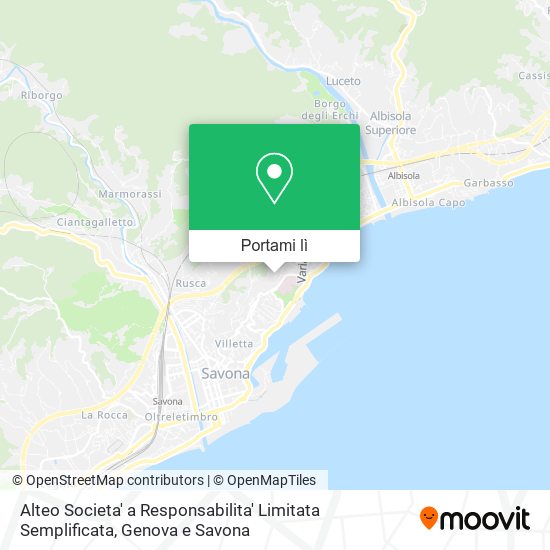 Mappa Alteo Societa' a Responsabilita' Limitata Semplificata