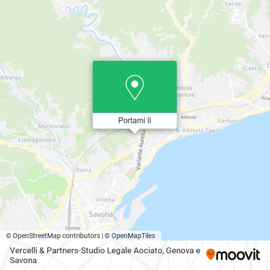 Mappa Vercelli & Partners-Studio Legale Aociato