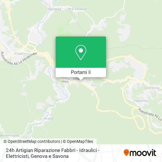Mappa 24h Artigian Riparazione Fabbri - Idraulici - Elettricisti