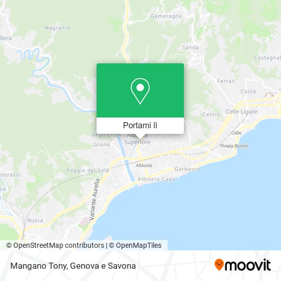 Mappa Mangano Tony