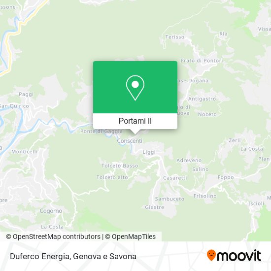 Mappa Duferco Energia