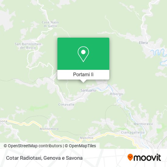 Mappa Cotar Radiotaxi