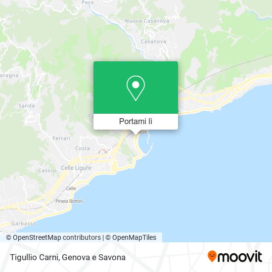 Mappa Tigullio Carni