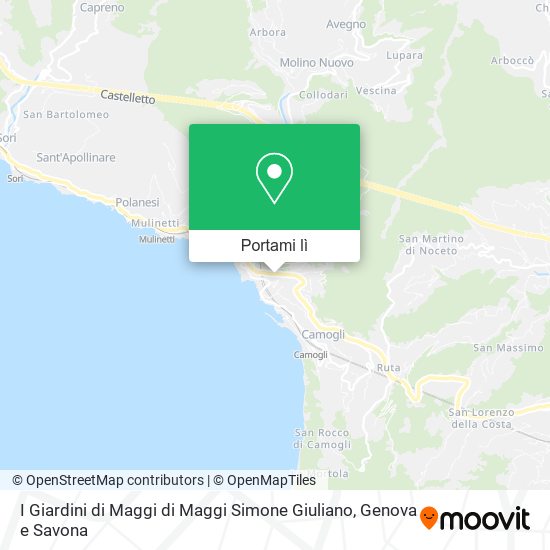 Mappa I Giardini di Maggi di Maggi Simone Giuliano