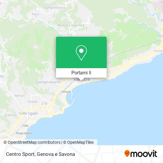 Mappa Centro Sport