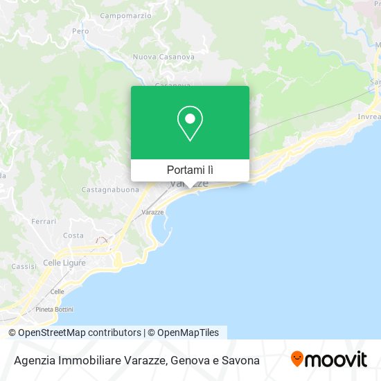 Mappa Agenzia Immobiliare Varazze