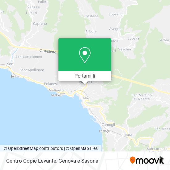 Mappa Centro Copie Levante