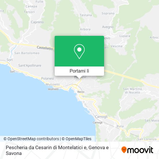 Mappa Pescheria da Cesarin di Montelatici e