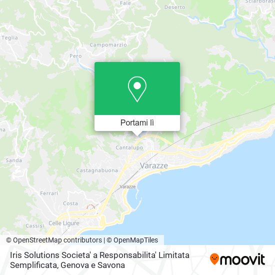 Mappa Iris Solutions Societa' a Responsabilita' Limitata Semplificata