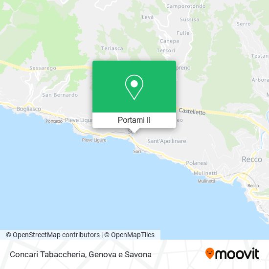 Mappa Concari Tabaccheria