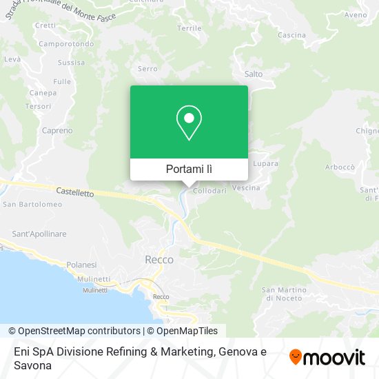 Mappa Eni SpA Divisione Refining & Marketing