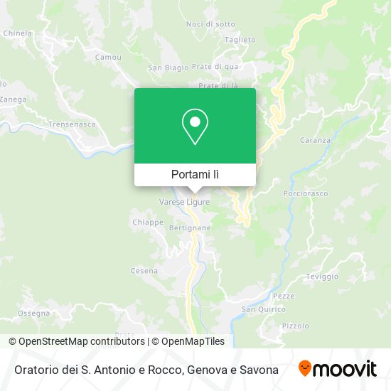 Mappa Oratorio dei S. Antonio e Rocco