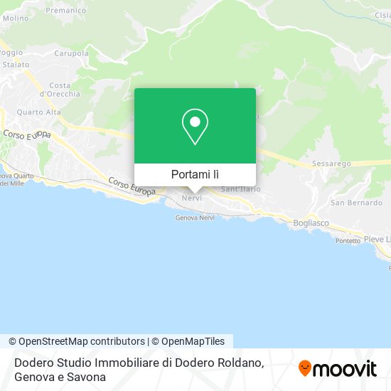 Mappa Dodero Studio Immobiliare di Dodero Roldano