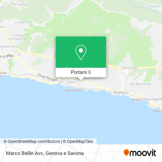 Mappa Marco Bellin Avv.