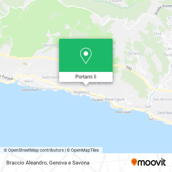 Mappa Braccio Aleandro