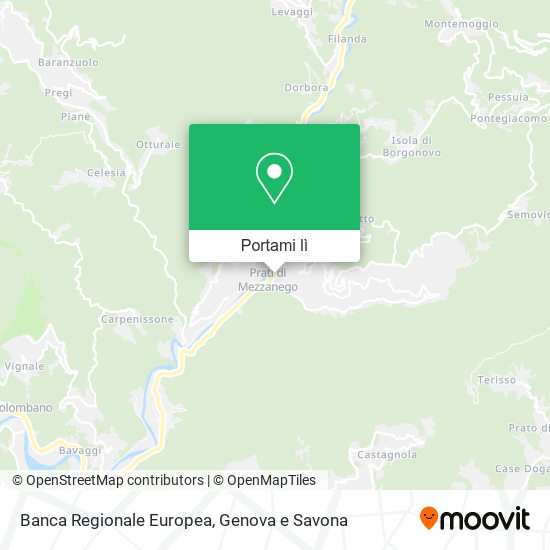 Mappa Banca Regionale Europea