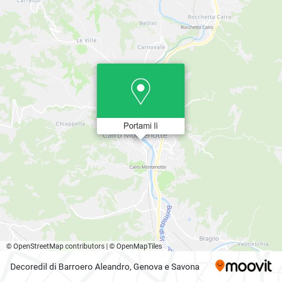 Mappa Decoredil di Barroero Aleandro