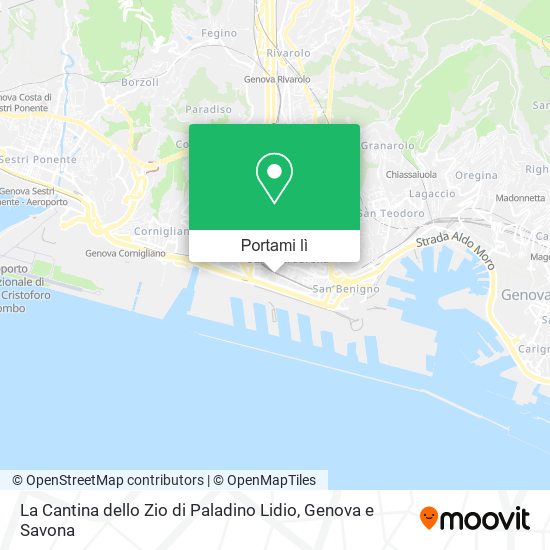 Mappa La Cantina dello Zio di Paladino Lidio