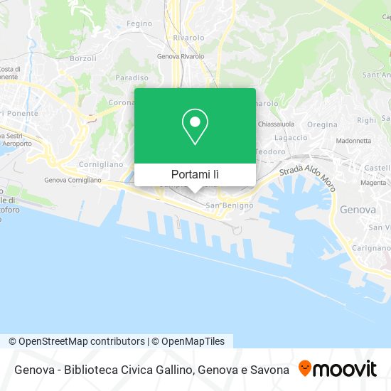 Mappa Genova - Biblioteca Civica Gallino