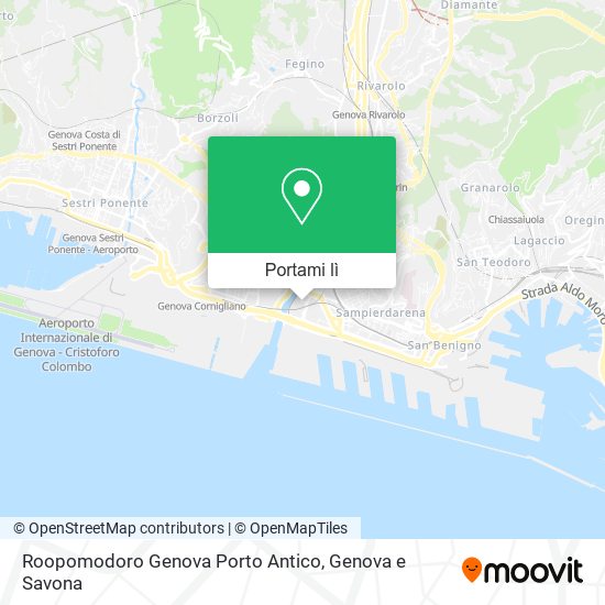 Mappa Roopomodoro Genova Porto Antico