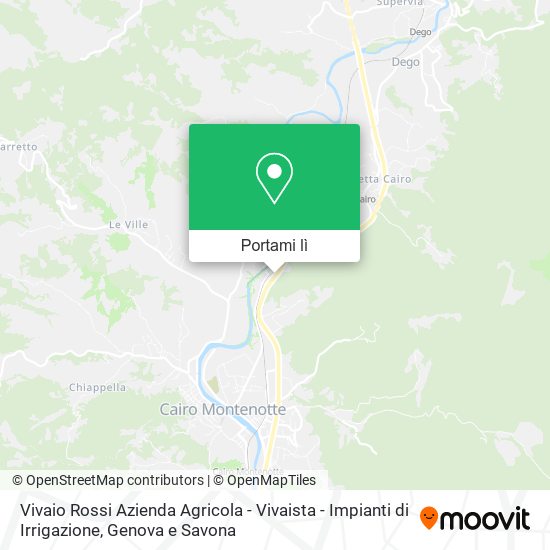 Mappa Vivaio Rossi Azienda Agricola - Vivaista - Impianti di Irrigazione