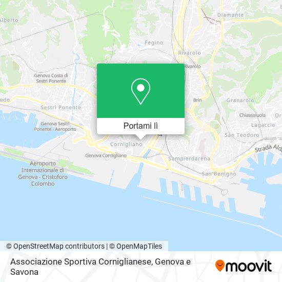 Mappa Associazione Sportiva Corniglianese