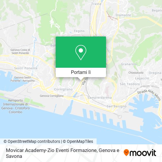 Mappa Movicar Academy-Zio Eventi Formazione