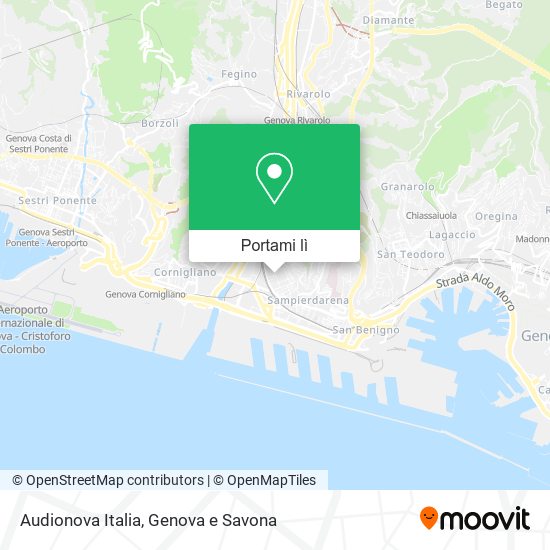 Mappa Audionova Italia