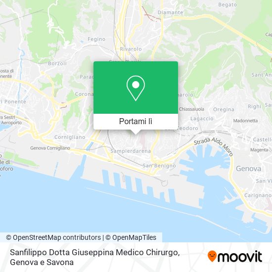 Mappa Sanfilippo Dotta Giuseppina Medico Chirurgo