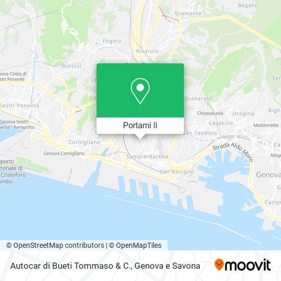 Mappa Autocar di Bueti Tommaso & C.